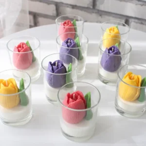 forever tulip jar candle