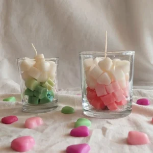 heartful gel & wax candle