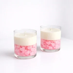 little hearts candle