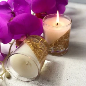 luxe foil layer candle