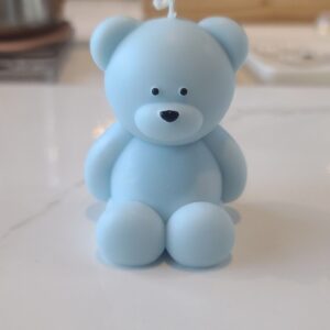 mini teddy bear candle