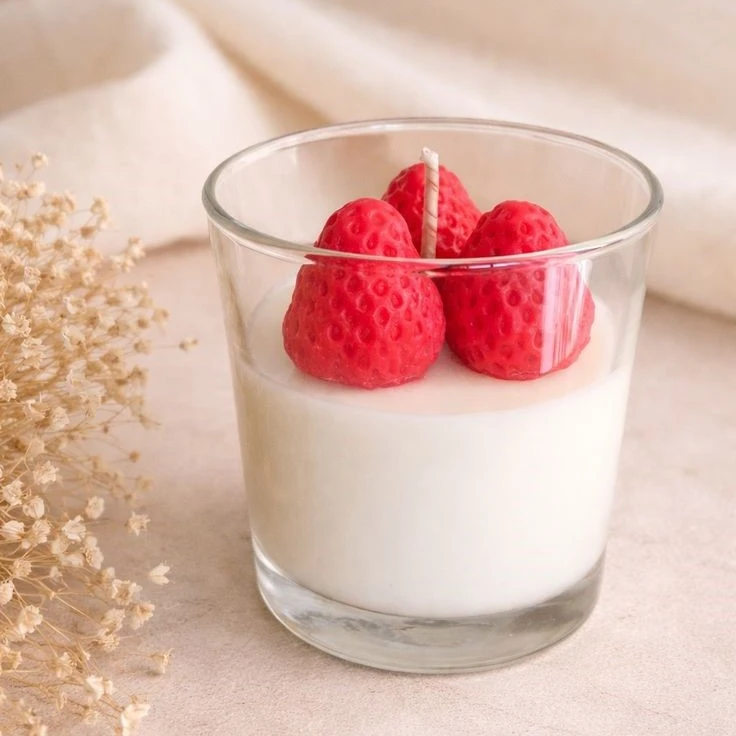 strawberry cream jar candle strawberry cream jar candle