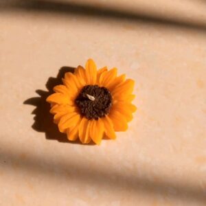 sunflower candle