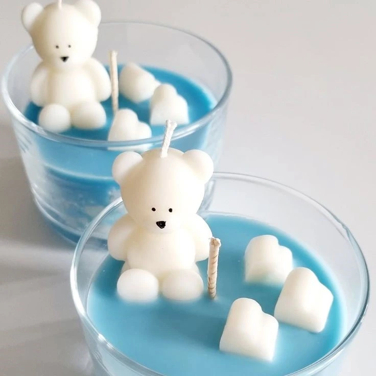 teddy love jar candle teddy love jar candle