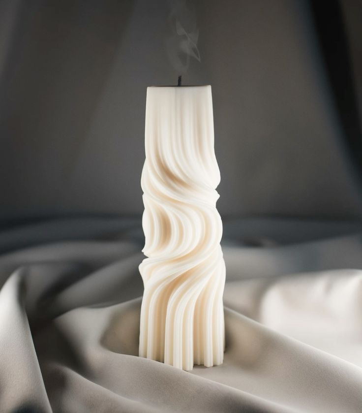 wave texture pillar candle wave texture pillar candle