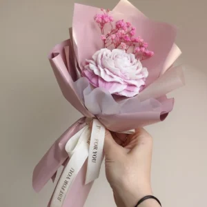 1 peony flower bouquet
