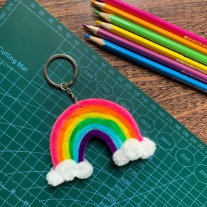 rainbow keychain